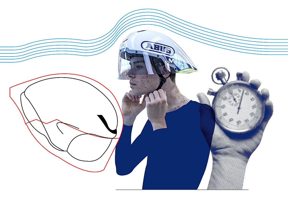 El nuevo casco de Iván Romeo que le da «entre 1 y 2 segundos» de mejora por kilómetro