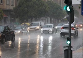 Las imágenes de la espectacular tromba de agua en Valladolid