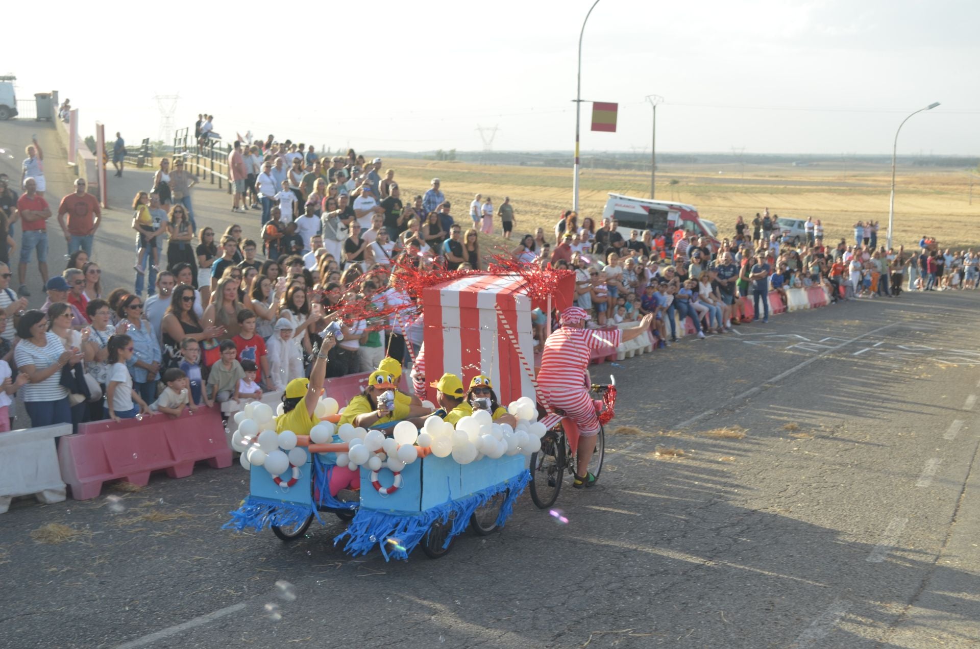 Las imágenes de los autos locos en Olmedo