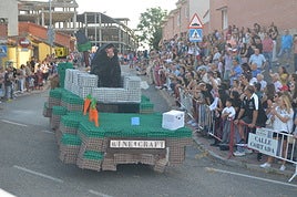 Uno de los participantes en la carrera de Olmedo.