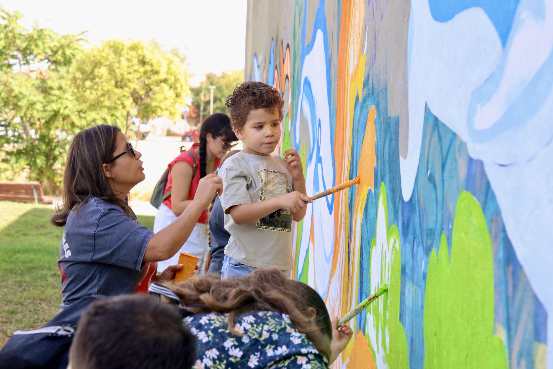 El nuevo mural de San Pedro Regalado-Viveros en imágenes