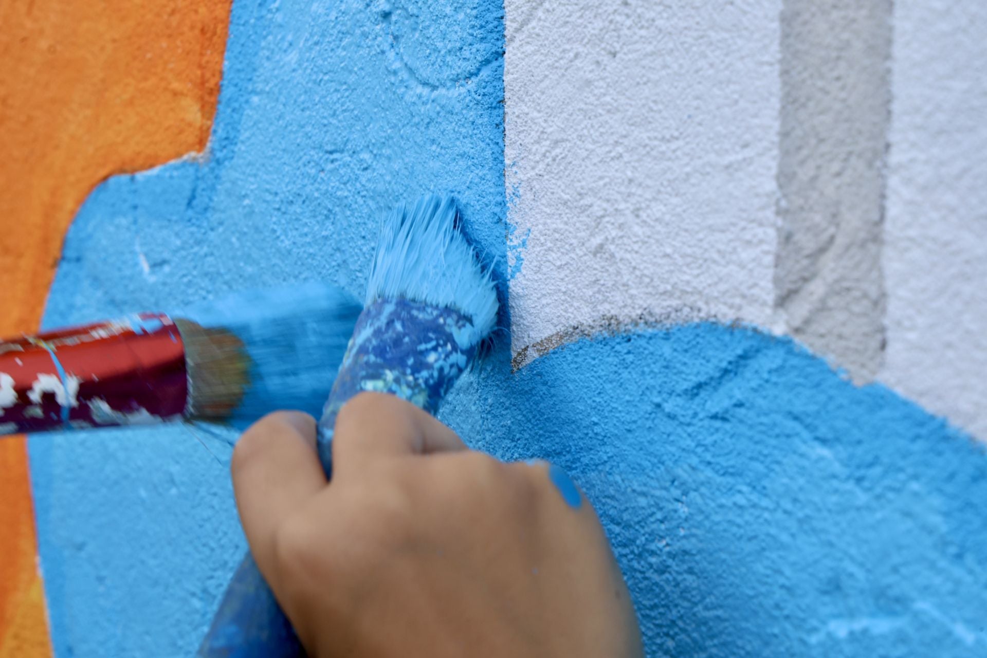 El nuevo mural de San Pedro Regalado-Viveros en imágenes