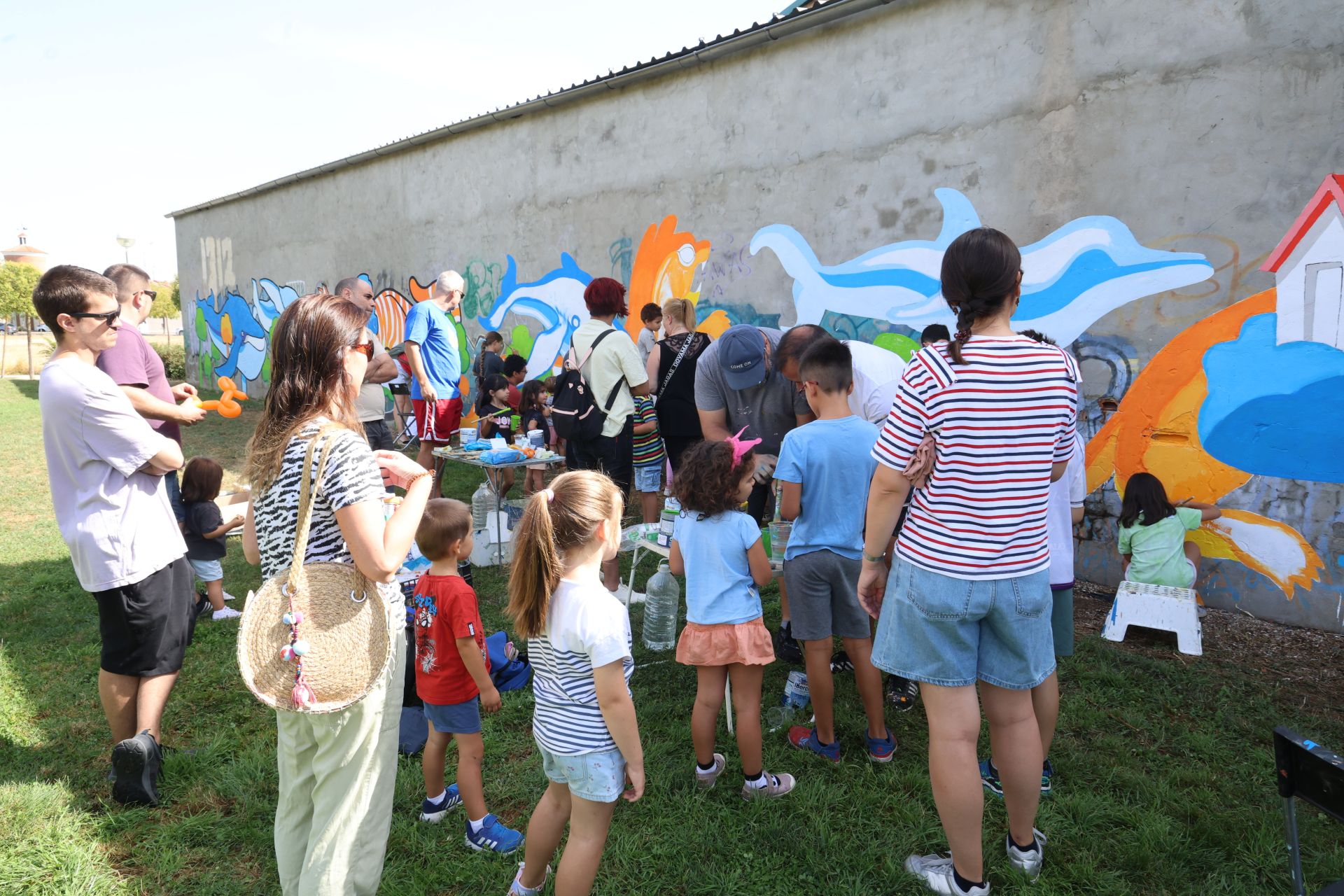 El nuevo mural de San Pedro Regalado-Viveros en imágenes