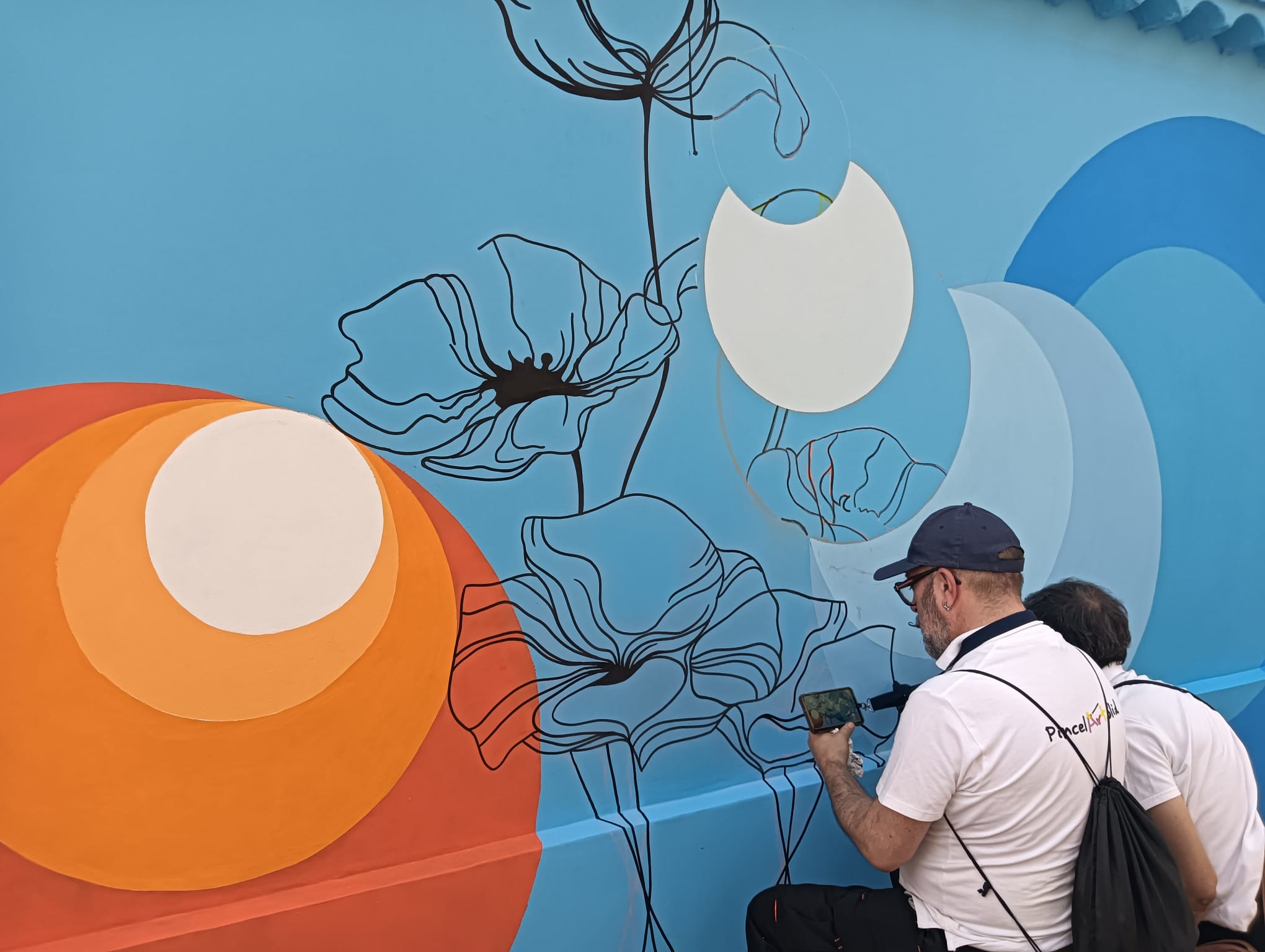 El nuevo mural de San Pedro Regalado-Viveros en imágenes