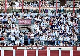 Público asistente a la plaza de toros de Valladolid en la pasada feria de San Lorenzo.