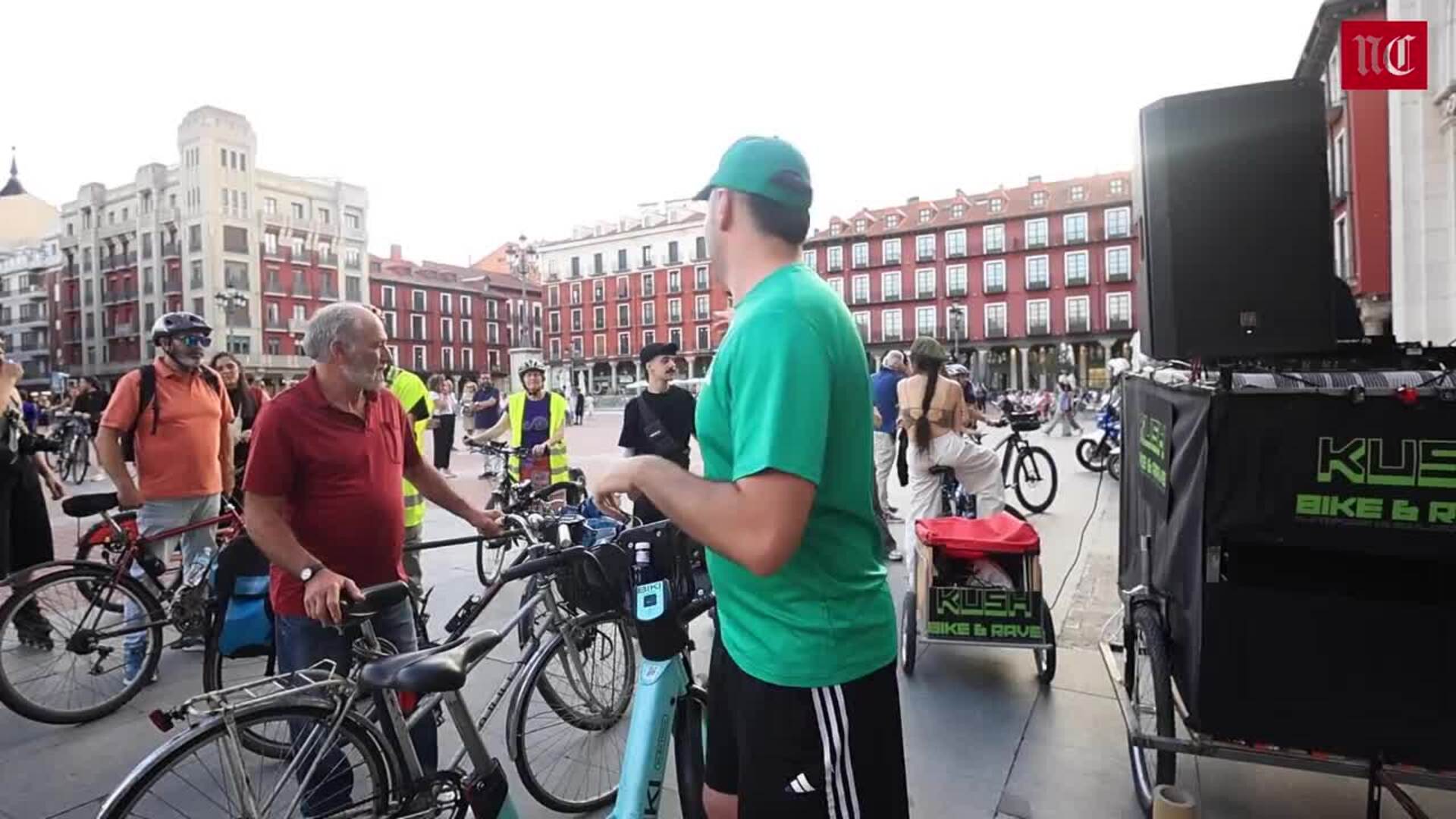 Valladolid pedalea a ritmo de música electrónica