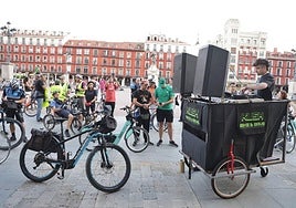 'Bike & Rave', la bicicletada con música electrónica celebrada este sábado en Valladolid