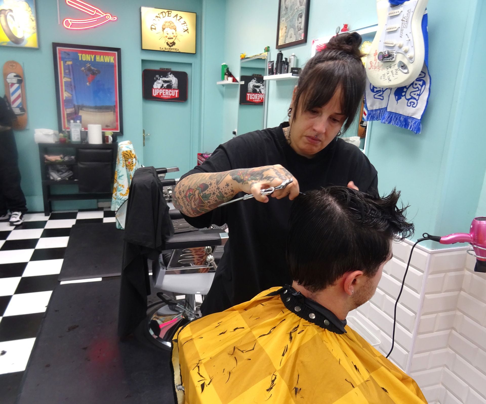 Marina Pérez, de la peluquería Donde Álex.