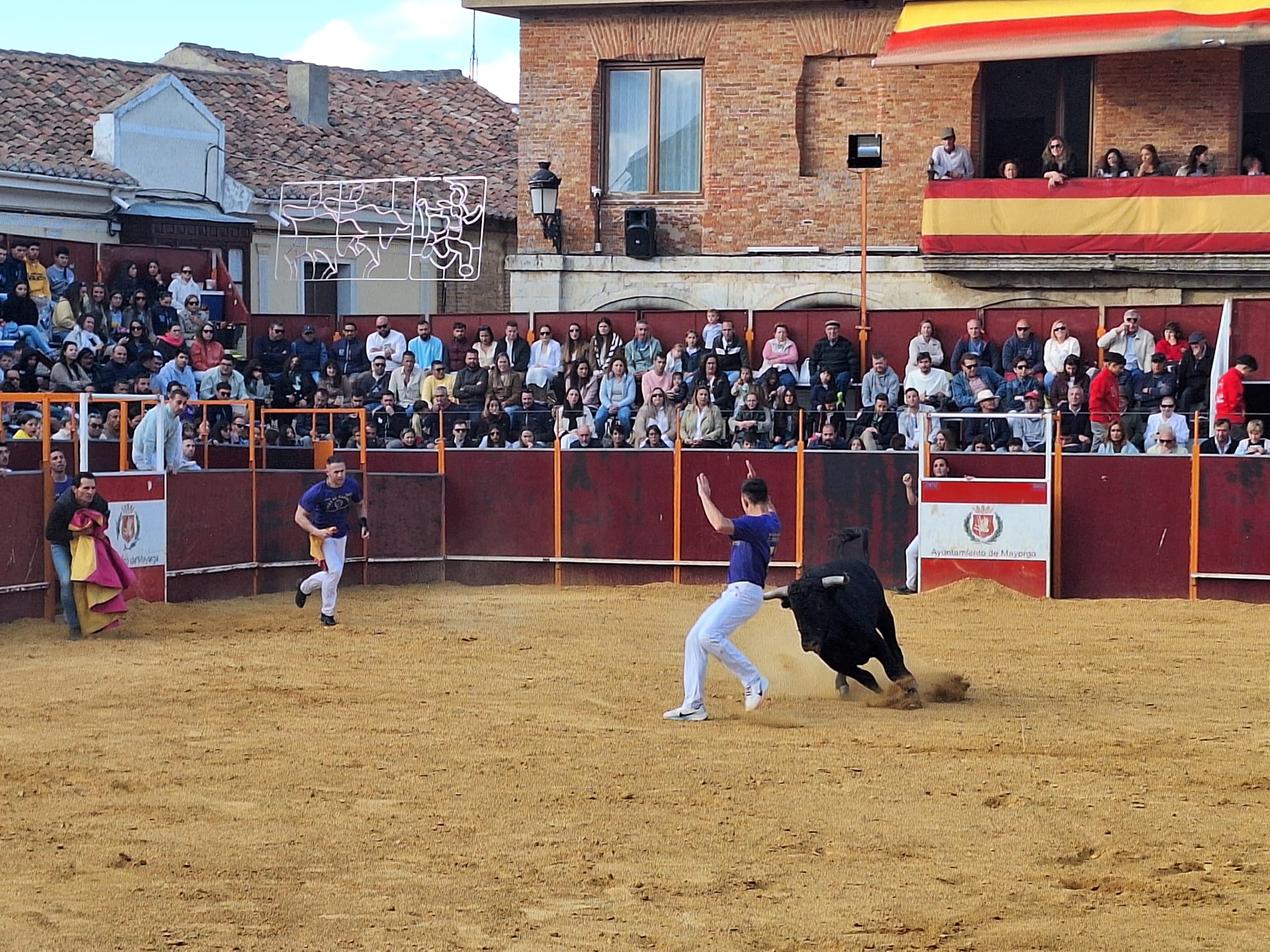 Los saltos de Christian Peñas ganan el concurso de cortes de Mayorga