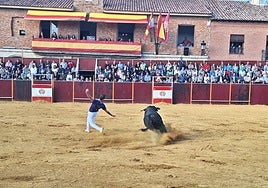 Los saltos de Christian Peñas ganan el concurso de cortes de Mayorga