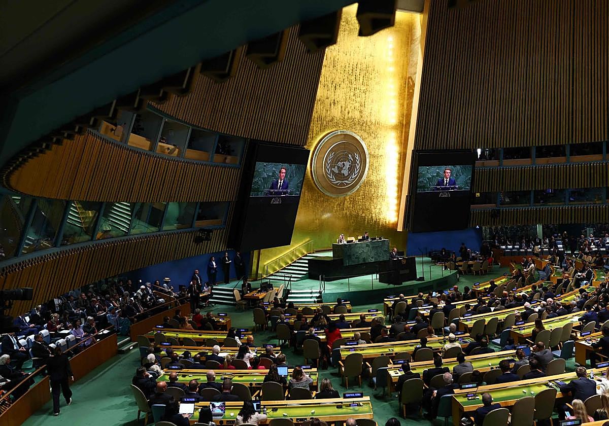 Asamblea General de las Naciones Unidas en Nueva York.