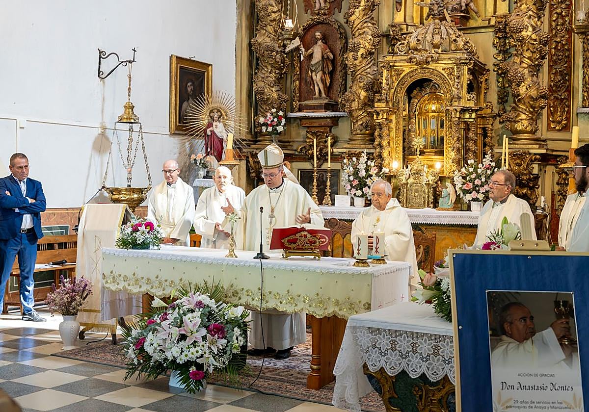Misa homenaje al sacerdote de Anaya y Marazuela.