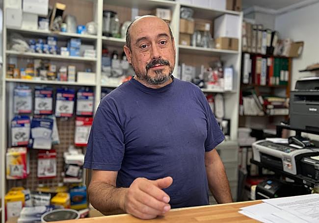 Marcos Díez, comerciante del Cuatro de Marzo.