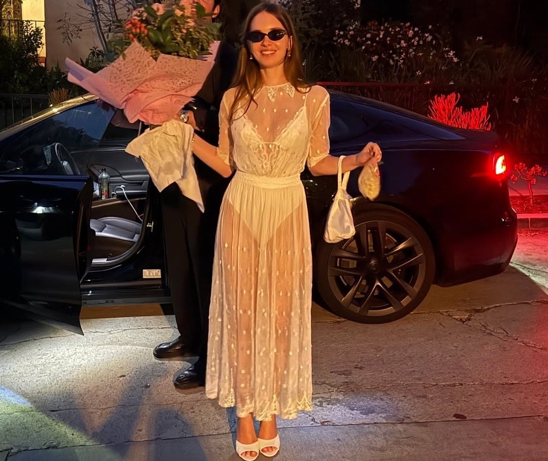 Stella del Carmen en su despedida de soltera.