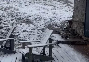 Aún en verano, a 21 de septiembre... y la nieve ya llegó a León
