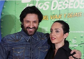 Rafael Amargo con su pareja, Luciana Bongianino, en una imagen de archivo.