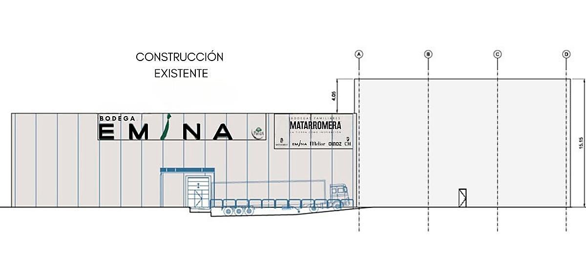 Proyecto de contrucción del centro logístico de Emina Rueda.