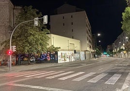 La calle Gondomar, donde ocurrió el suceso.