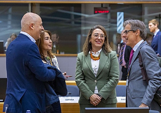 La Consejera de Agricultura, Ganadería y Desarrollo Rural en la reunión del Consejo Europeo de Agricultura y Pesca en Bruselas.