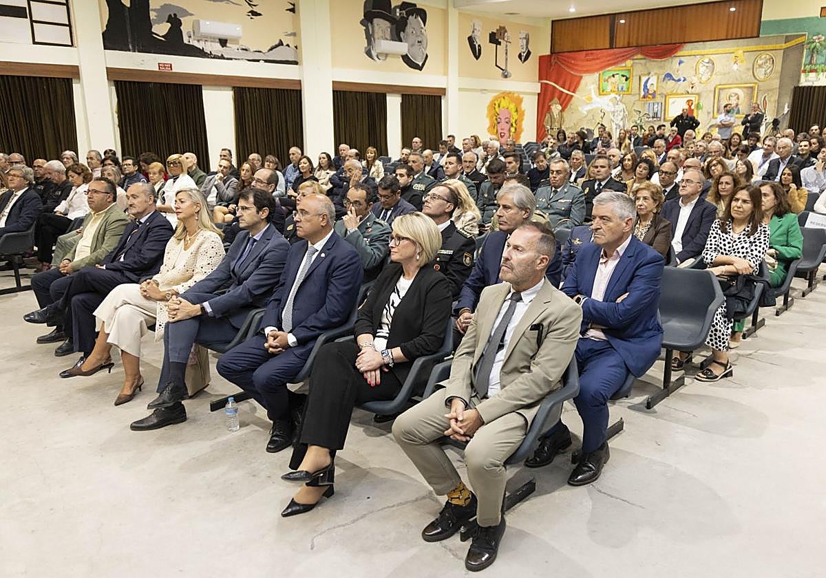 Autoridades durante la festividad de La Merced en la prisión de Villanubla.