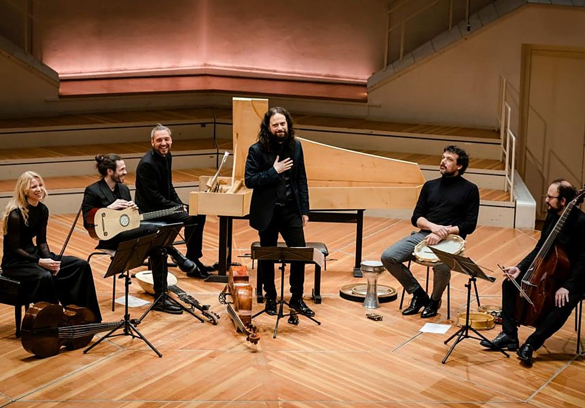 La Accademia del Piacere, tras un concierto.