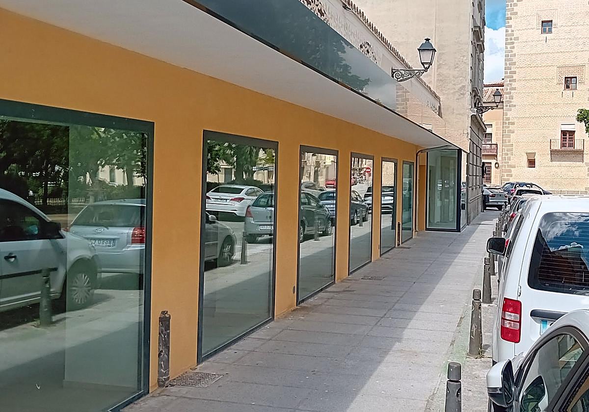 Fachada del mercado de Los Huertos tras la reforma.