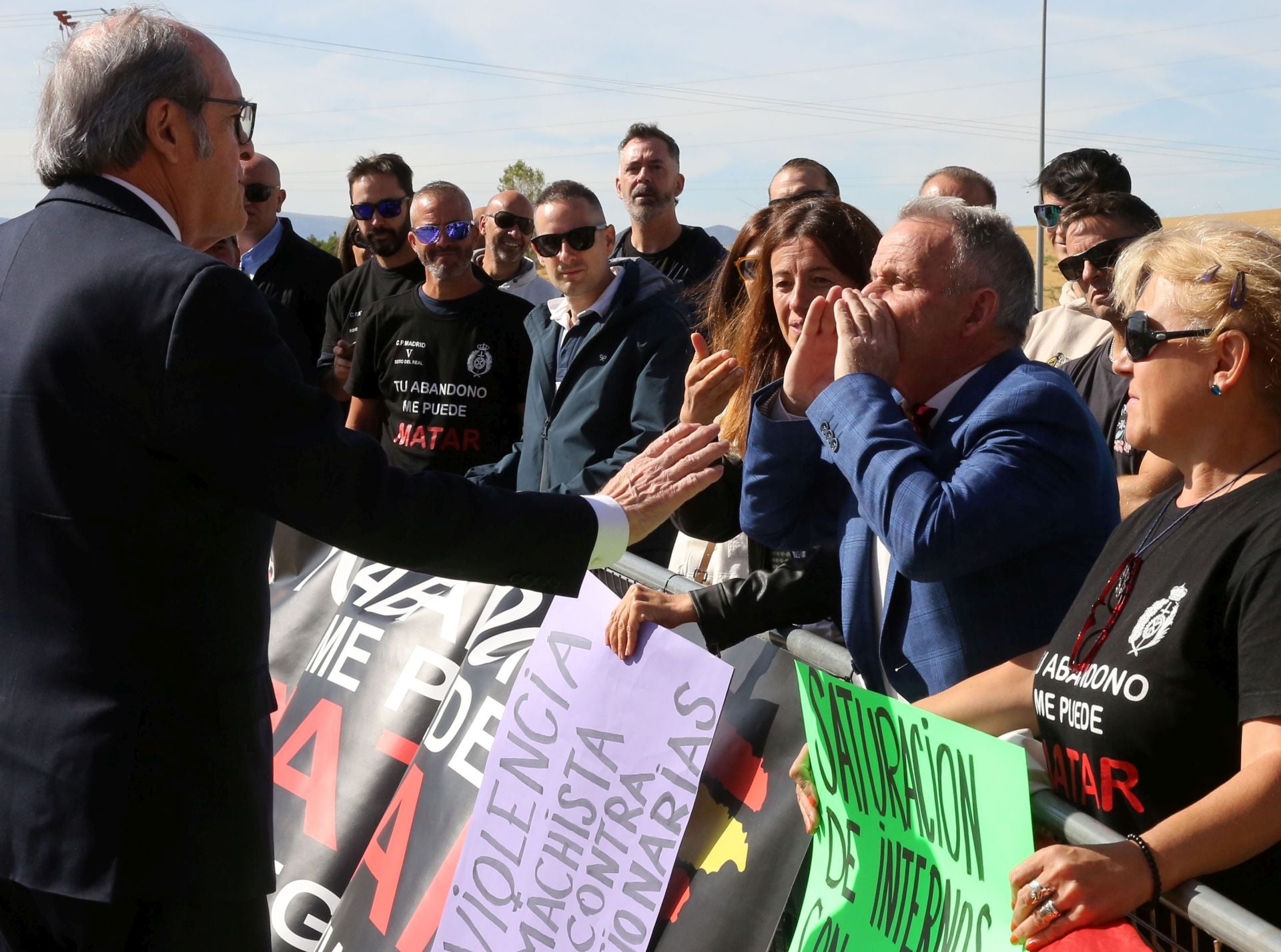 Protesta en la cárcel de Segovia contra Grande-Marlaska