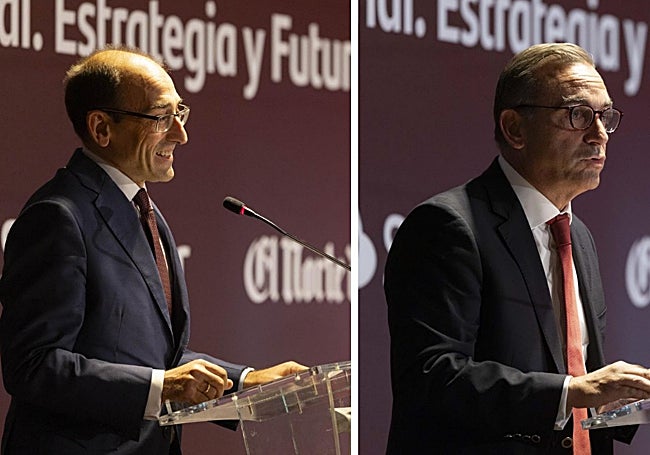 Javier Martín Clavo, director territorial, y Manuel Iturbe, director Red Comercial Santander España.