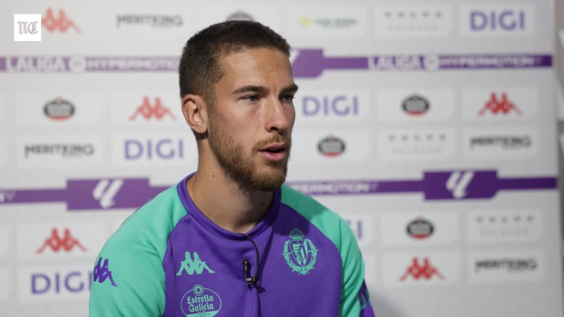 Entrevista a Pablo Tomeo, central del Real Valladolid