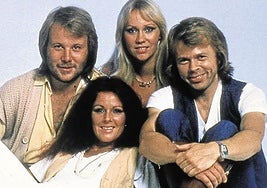 Integrantes del grupo Abba.