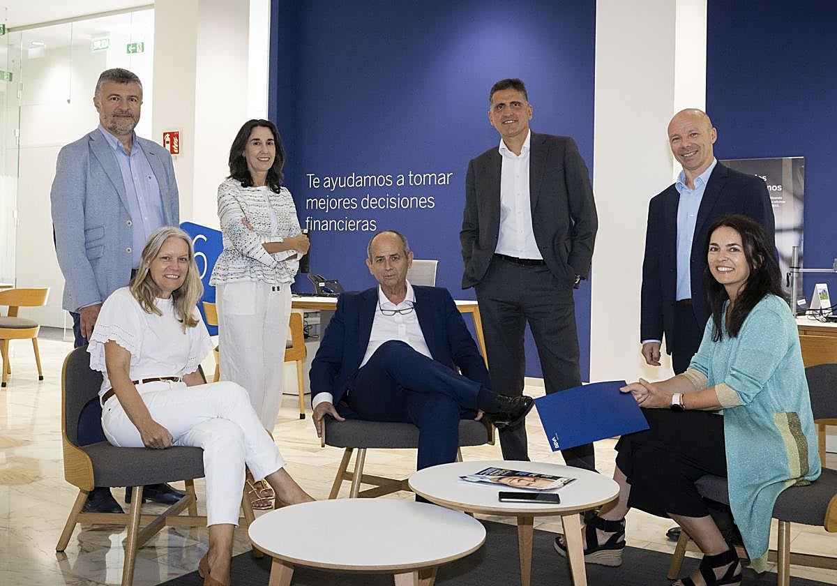 Equipo de altos patrimonios de BBVA de Castilla y León.