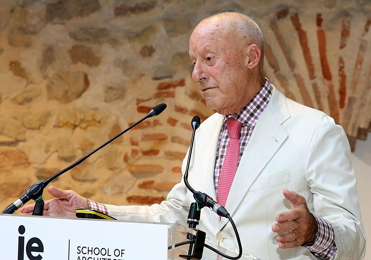 Norman Foster, durante su conferencia.