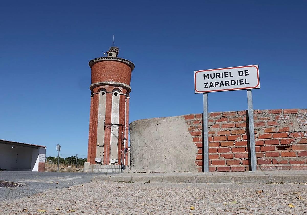 Entrada a la localidad de Muriel de Zapardiel.