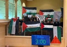 El genocidio de Gaza marca el inicio del Pleno del Ayuntamiento de Segovia