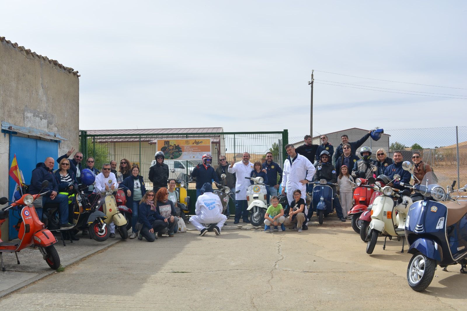 Así ha transcurrido la ruta de scooters y vespas por la provincia