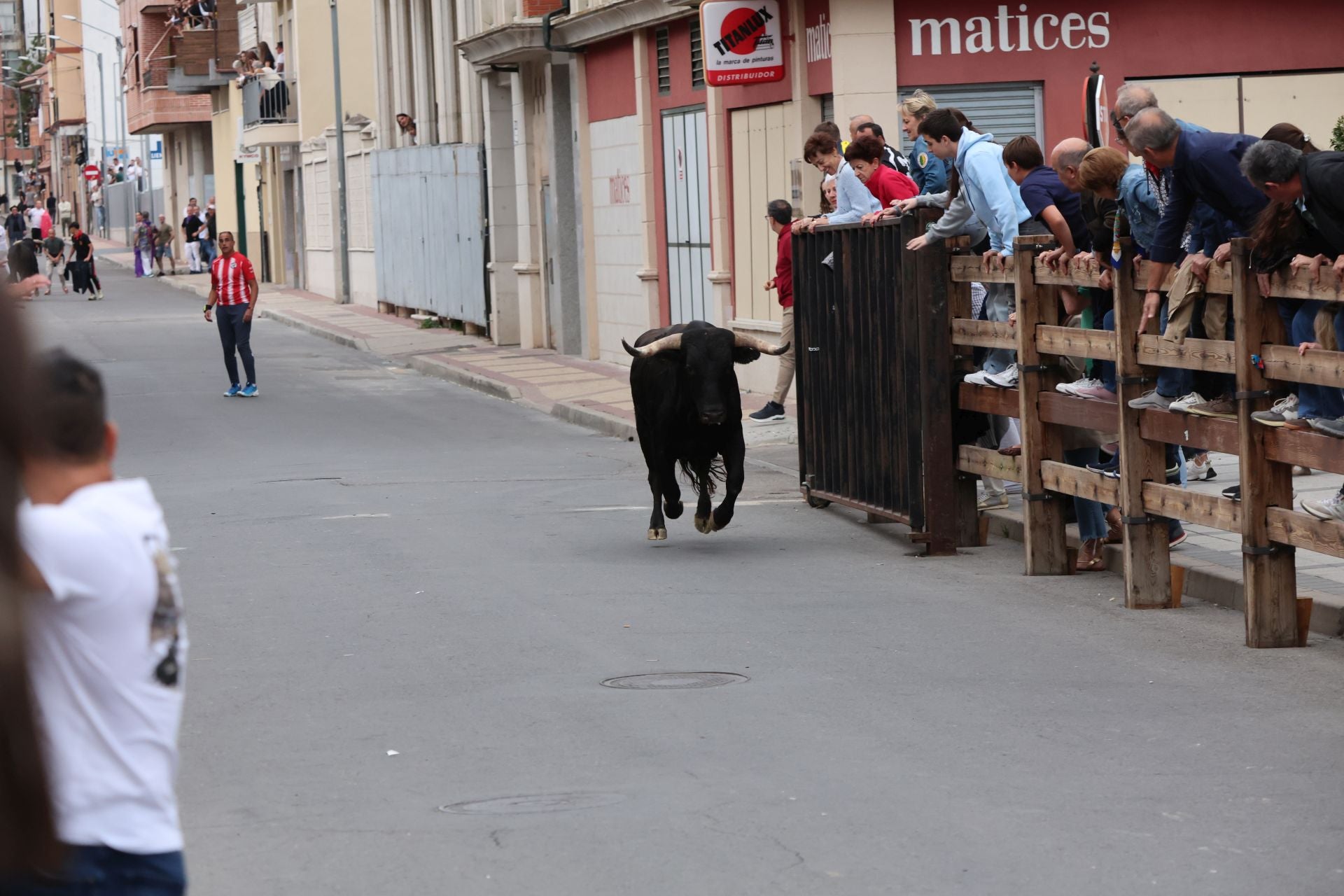 Las imágenes del encierro urbano celebrado en Íscar