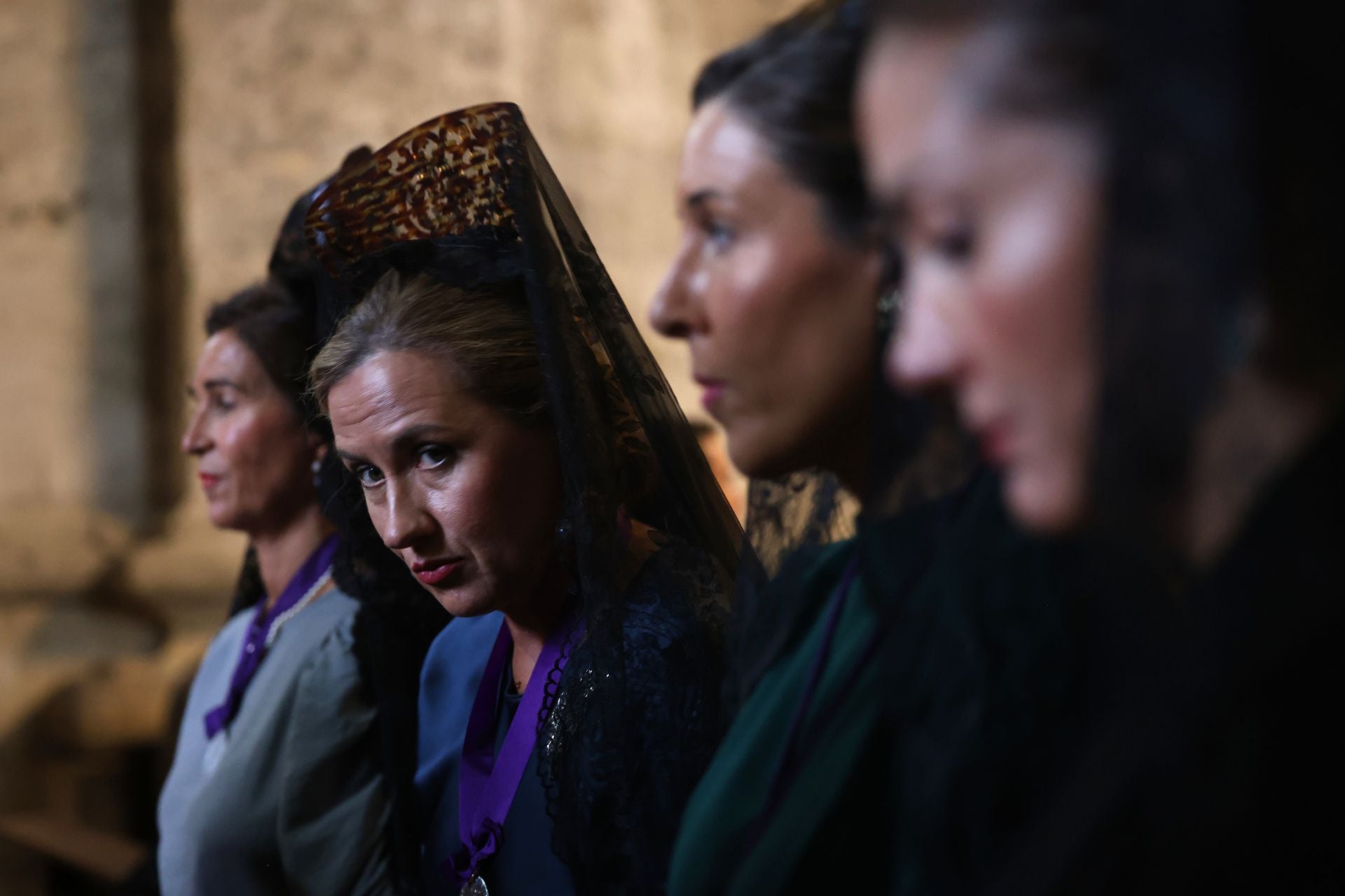 Las fotos de la procesión de clausura de la Misión evangelizadora Cofradía de Nuestra Señora de las Angustias