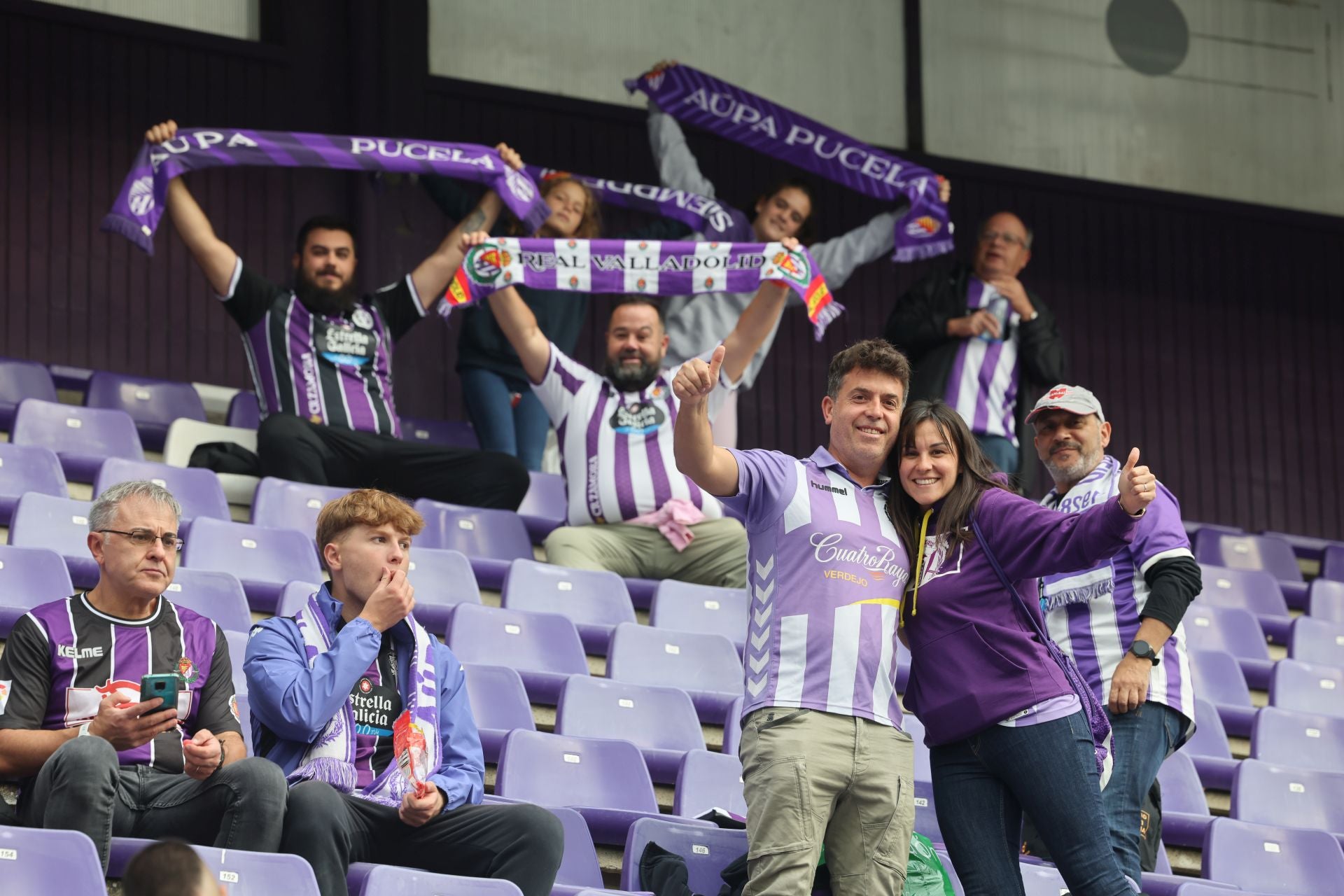 Búscate en la grada del Real Valladolid-Cultural Leonesa 3/4