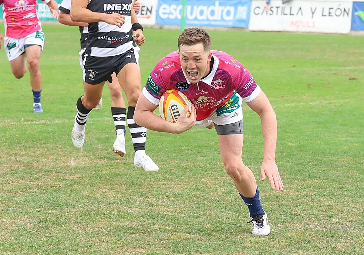 Taibo se lanza a la línea de marca en el que fue primer ensayo de la segunda parte.