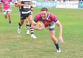 Taibo se lanza a la línea de marca en el que fue primer ensayo de la segunda parte.