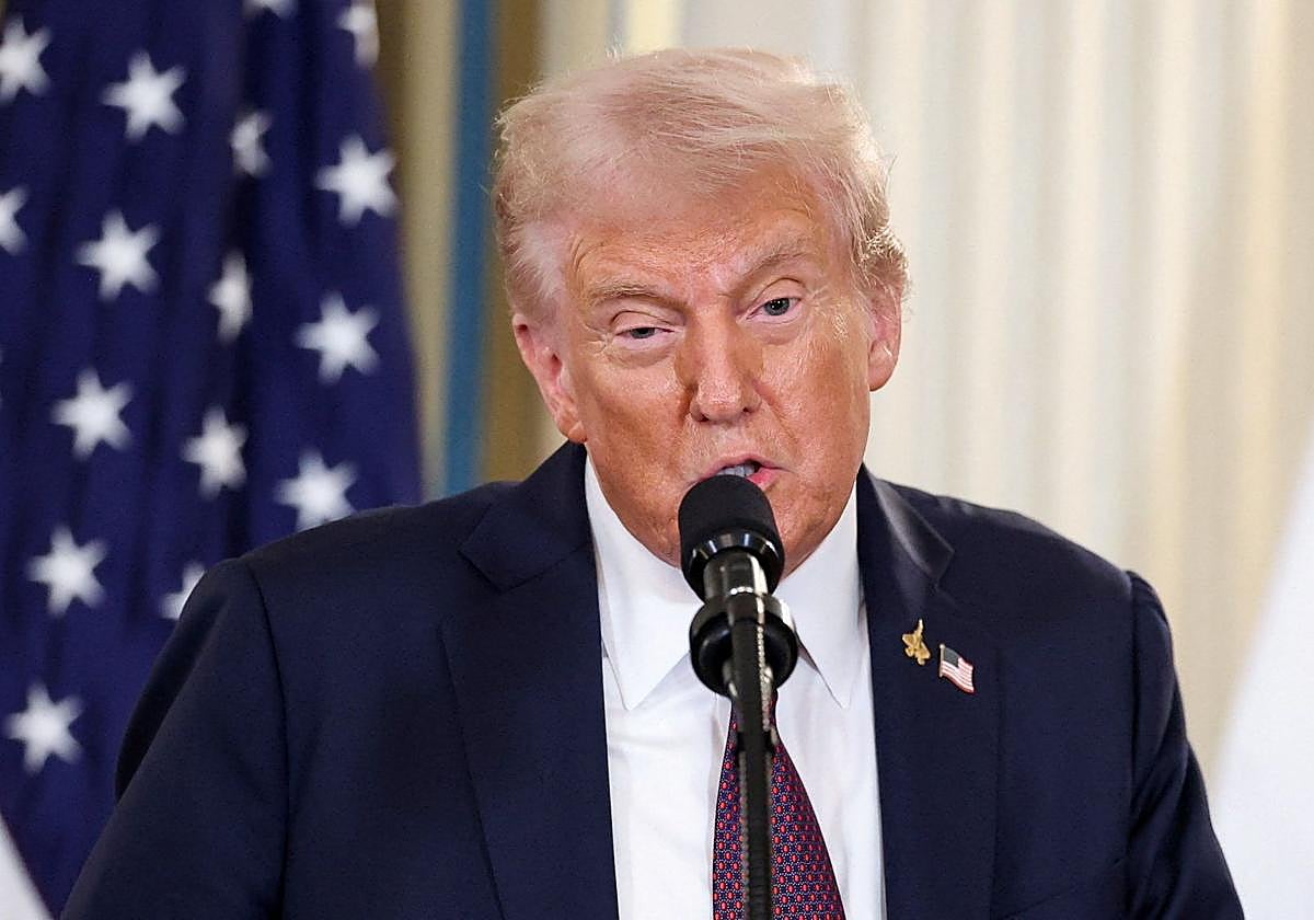 El presidente de EE UU, Donald Trump.