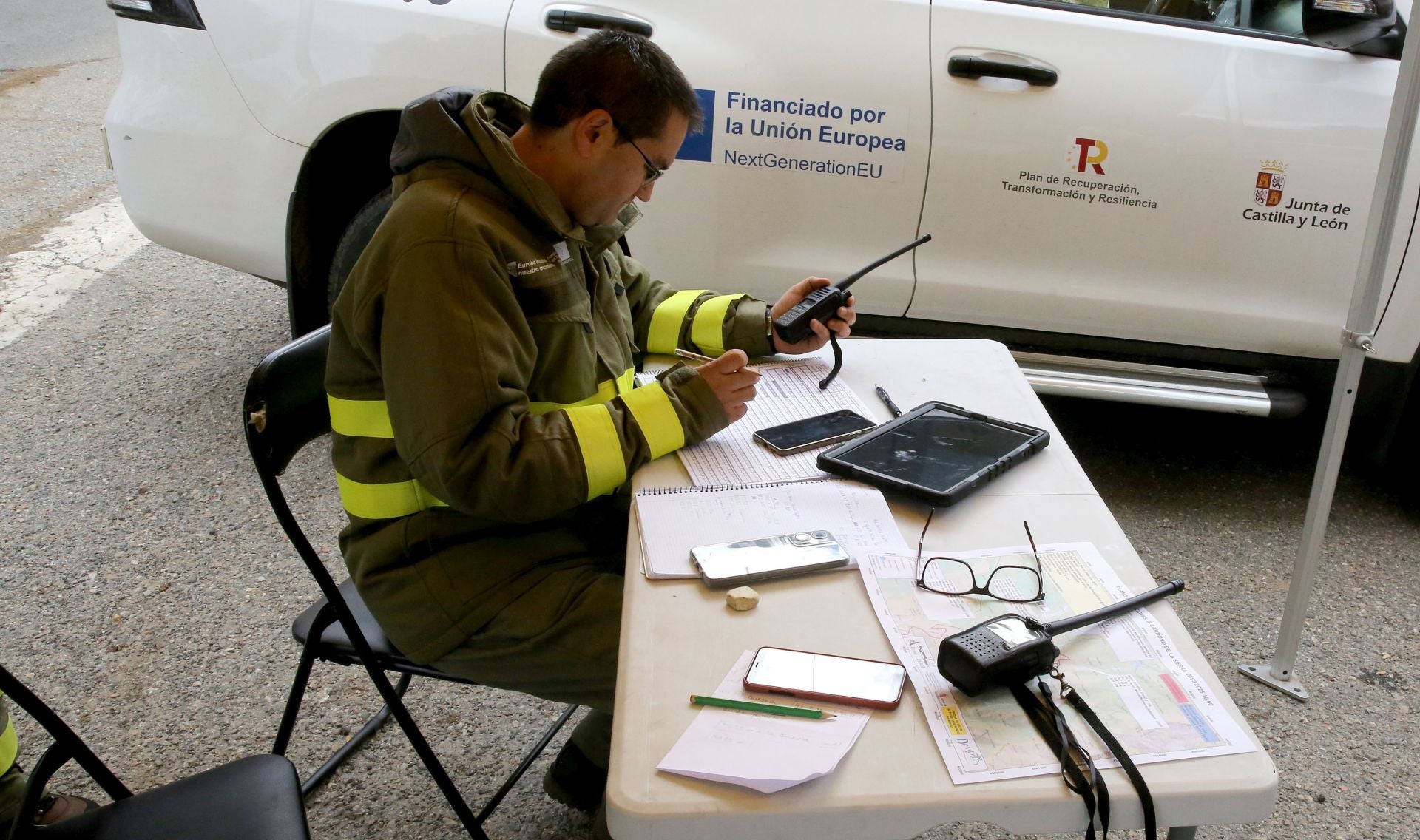 El incendio en el nordeste, en imágenes