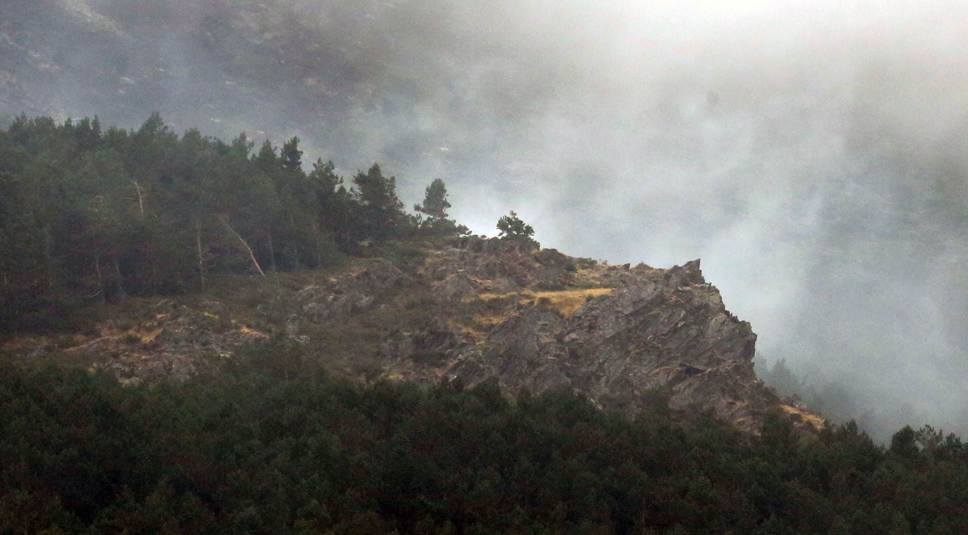 El incendio en el nordeste, en imágenes