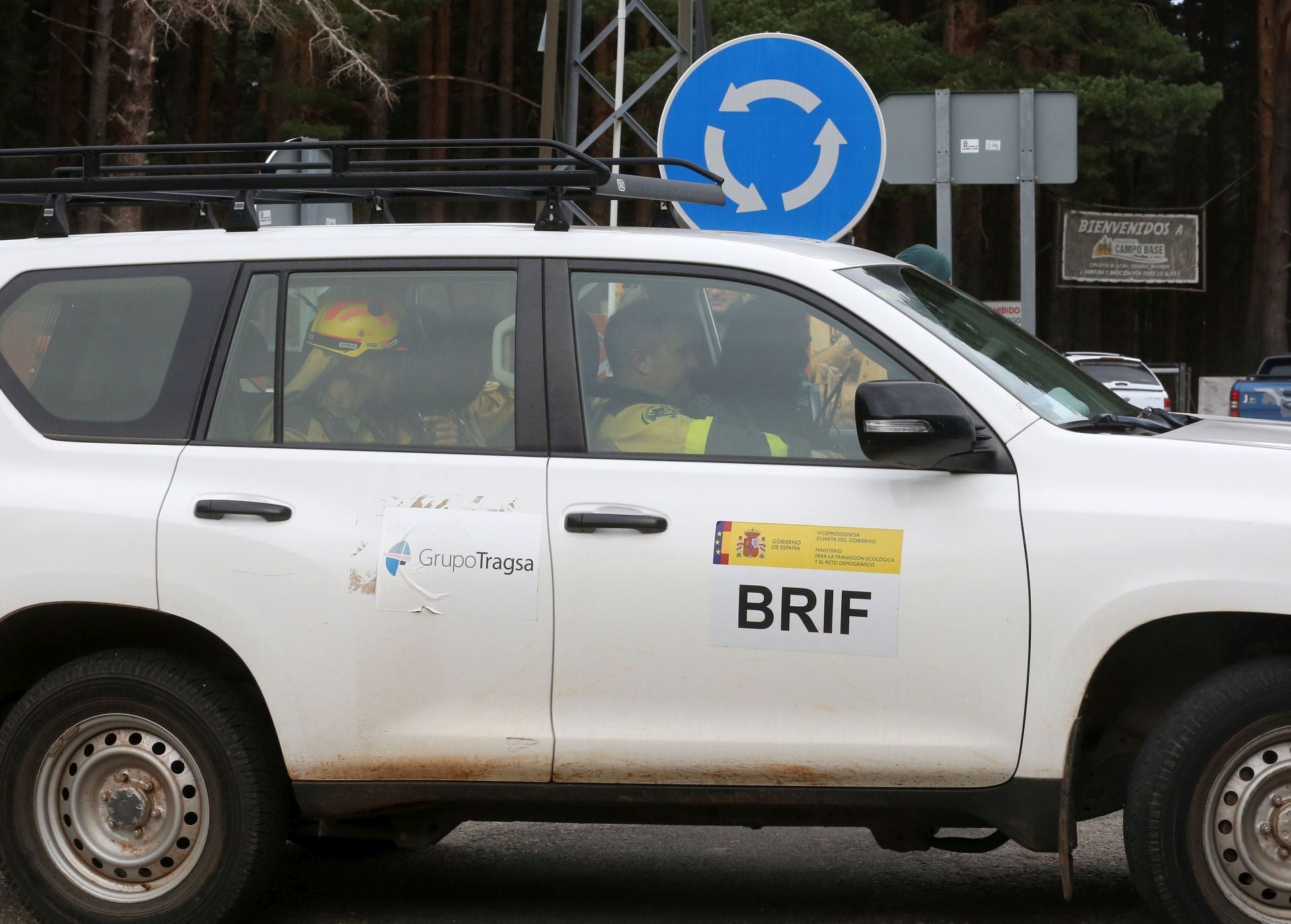 El incendio en el nordeste, en imágenes