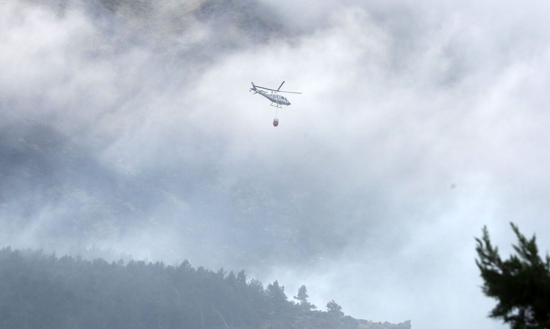 El incendio en el nordeste, en imágenes