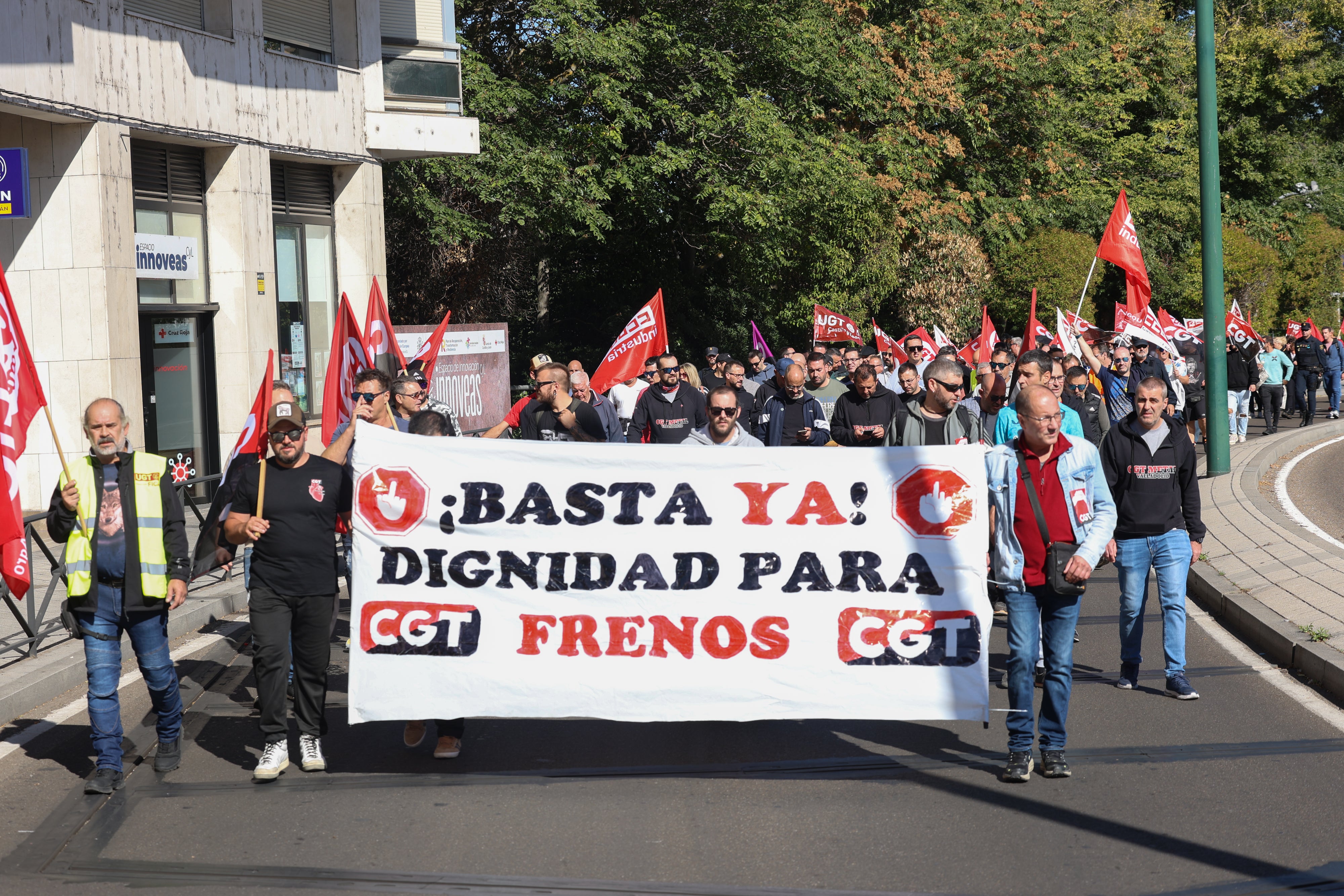 La manifestación de Frenos y Conjuntos en imágenes