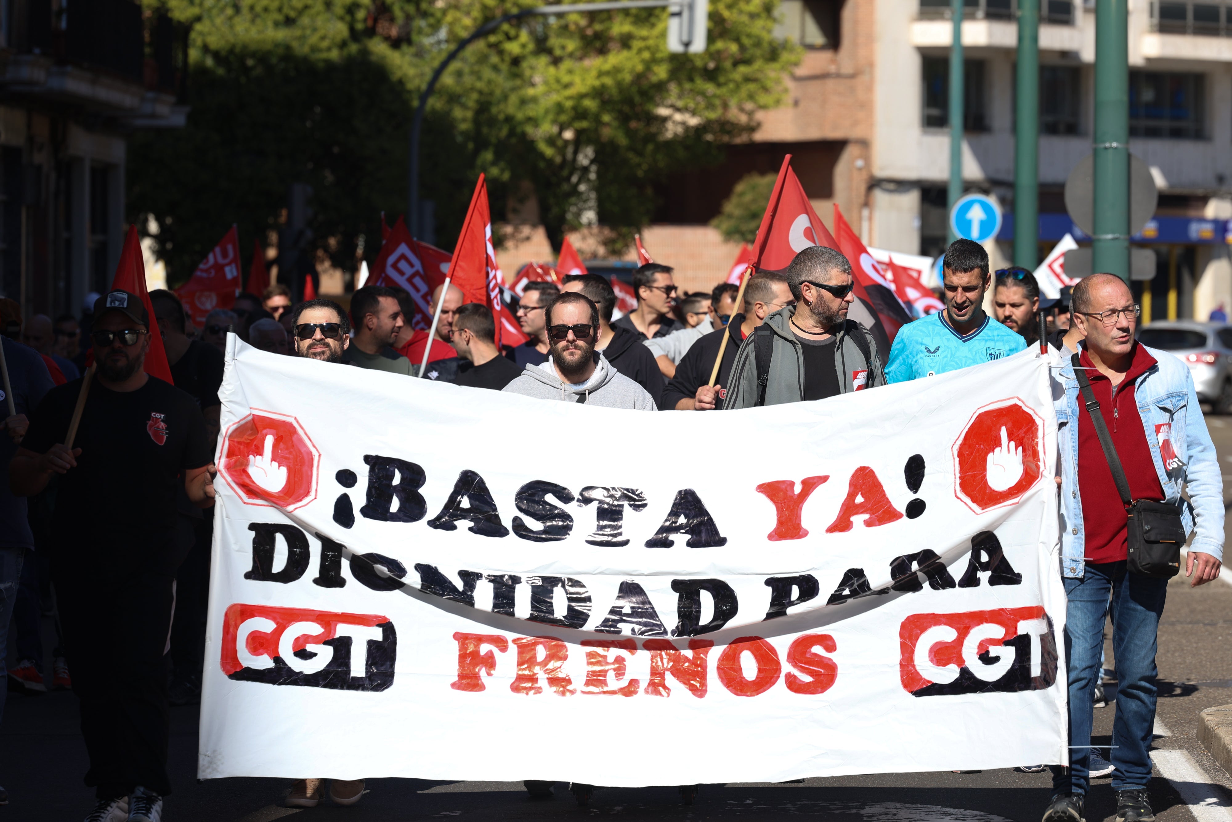 La manifestación de Frenos y Conjuntos en imágenes