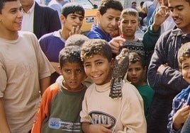 Fotograma de 'With Hasan in Gaza'.