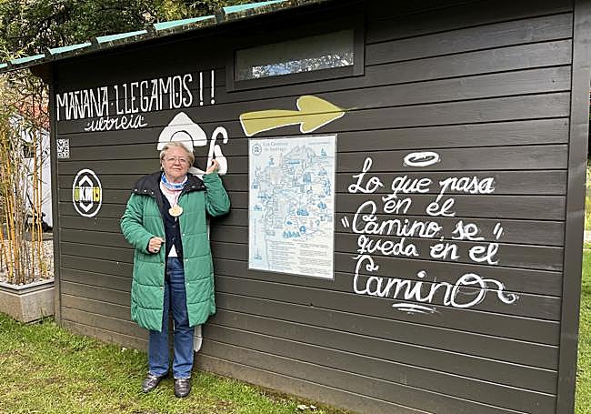 Lourdes era la mejor embajadora del Camino de Santiago del Sureste que atraviesa su pueblo