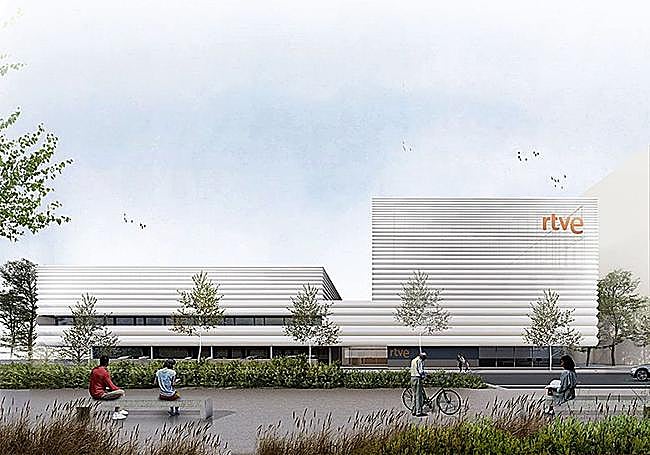 Infografía de la futura sede de RTVE.